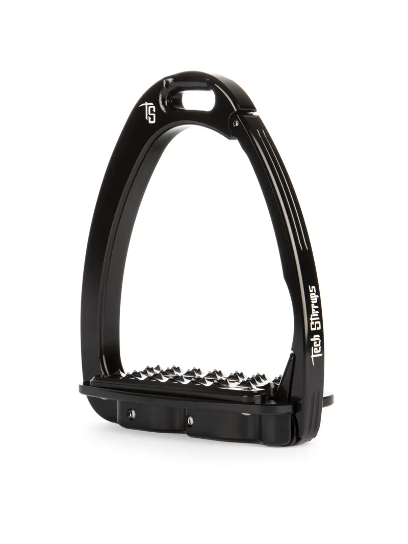 Tech Venice Sloped Evo Safety Stirrups-Black